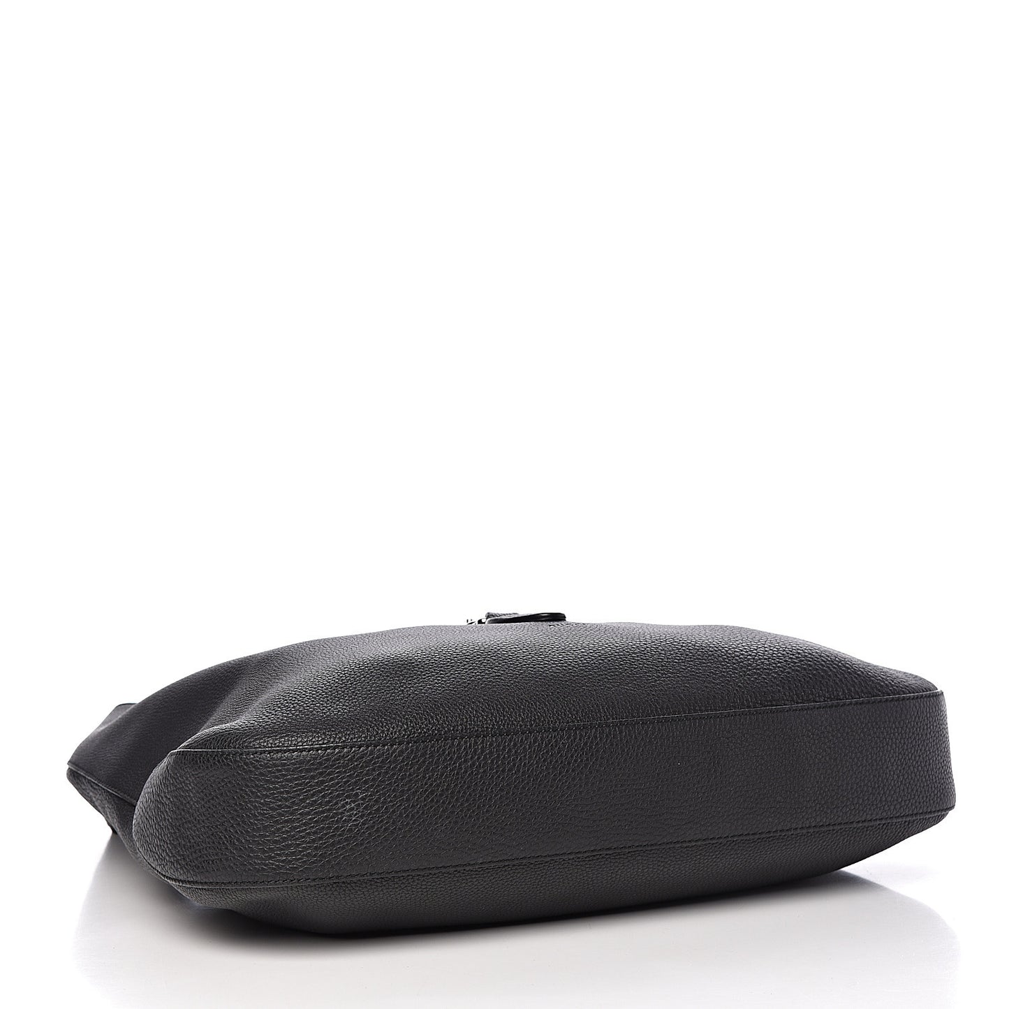 Soft Grained Calfskin Large Jackie Hobo Black