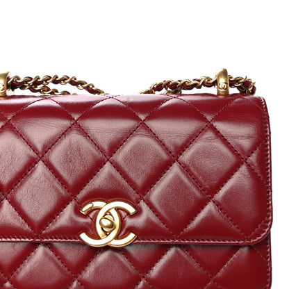 Chanel Calfskin Quilted Mini Perfect Fit Flap Burgundy 14 of 15