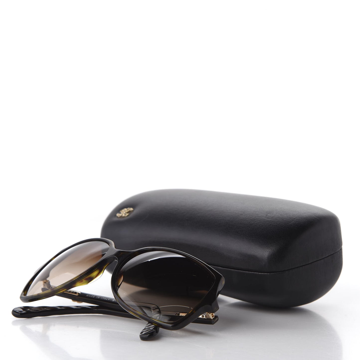 Square CC Logo Sunglasses 5245 Tortoise
