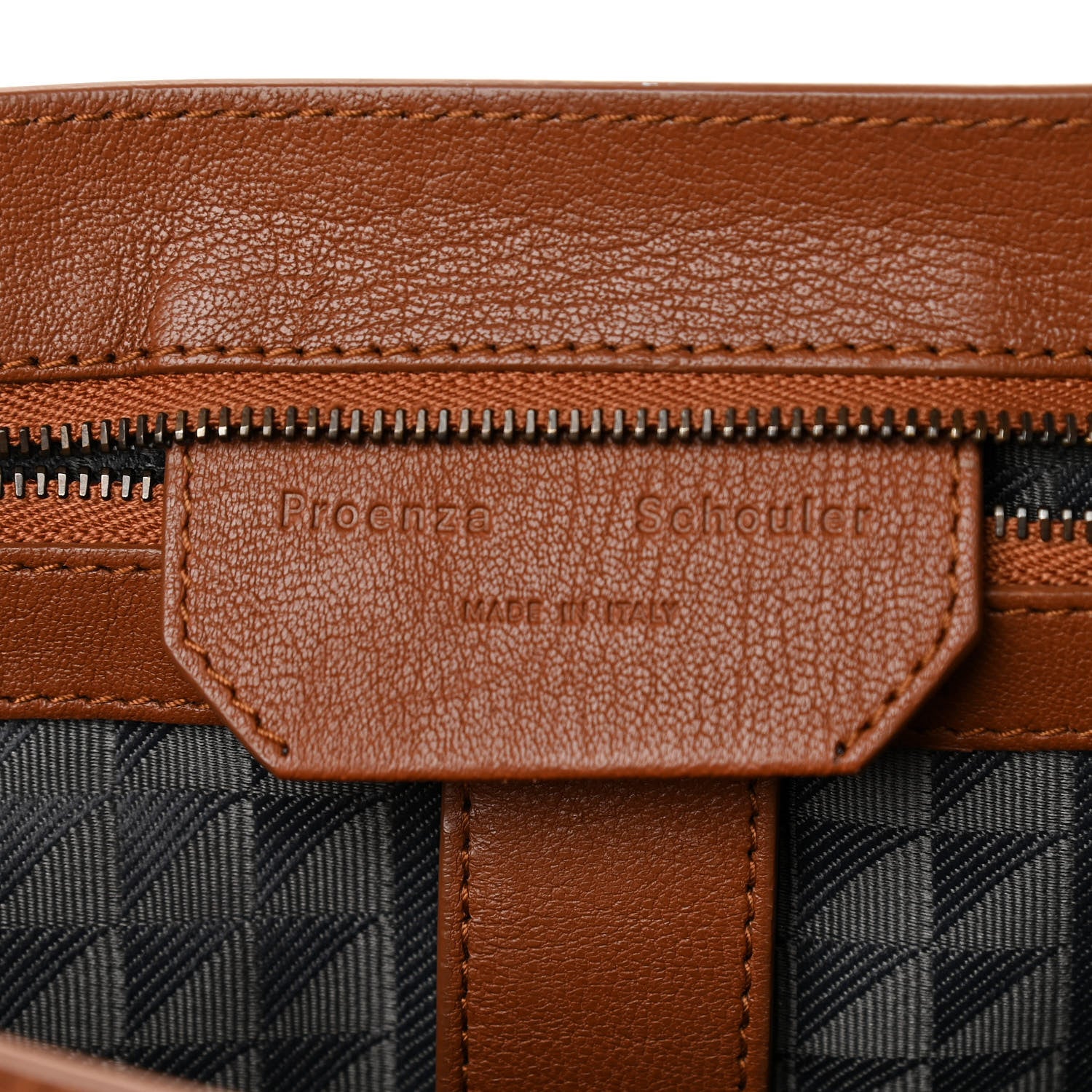 Proenza Schouler Lambskin Medium PS1 Satchel Saddle 11 of 14