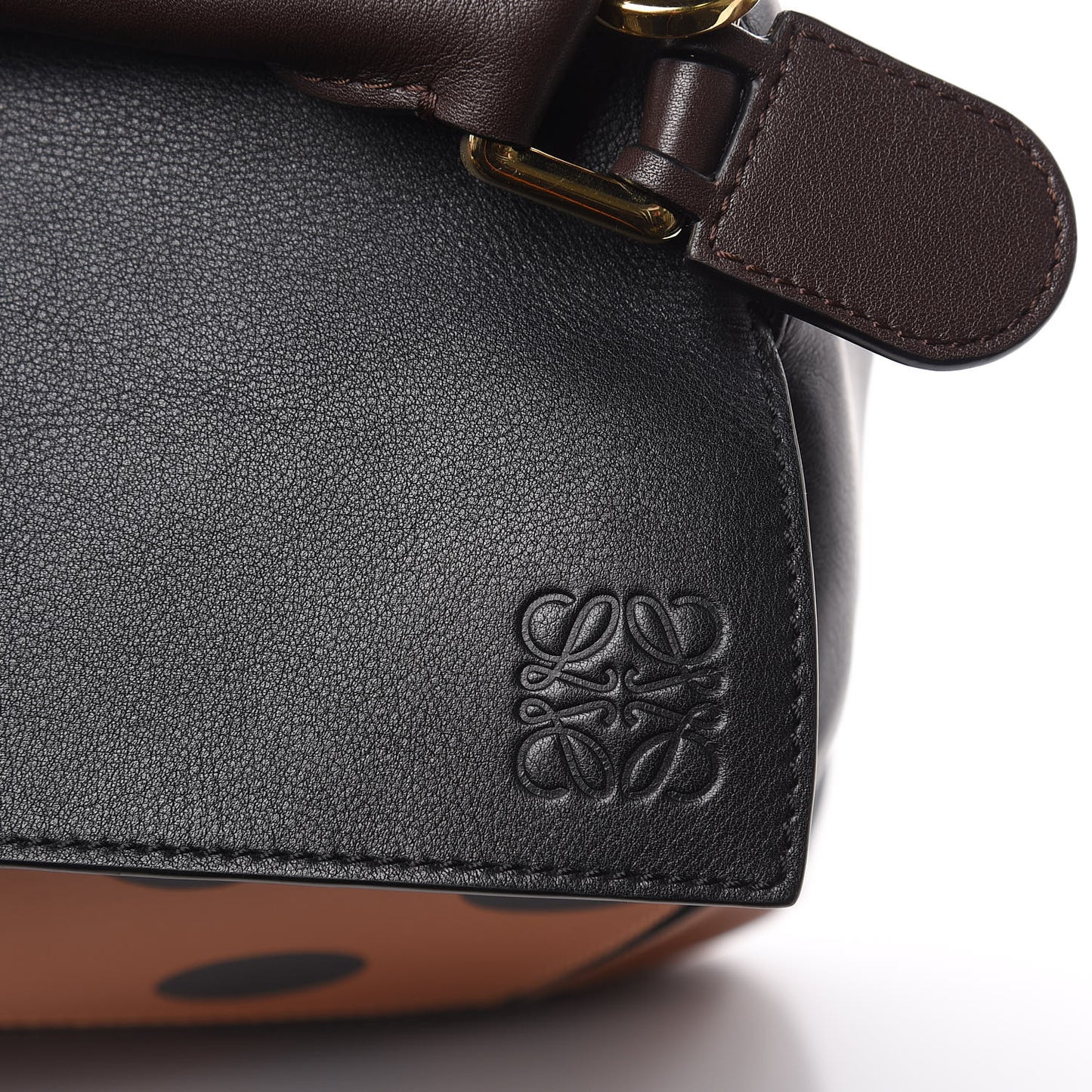 Calfskin Medium Polka Dot Puzzle Bag Multicolor
