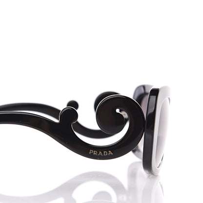 Prada Acetate Baroque Sunglasses SPR 27O Black 5 of 9
