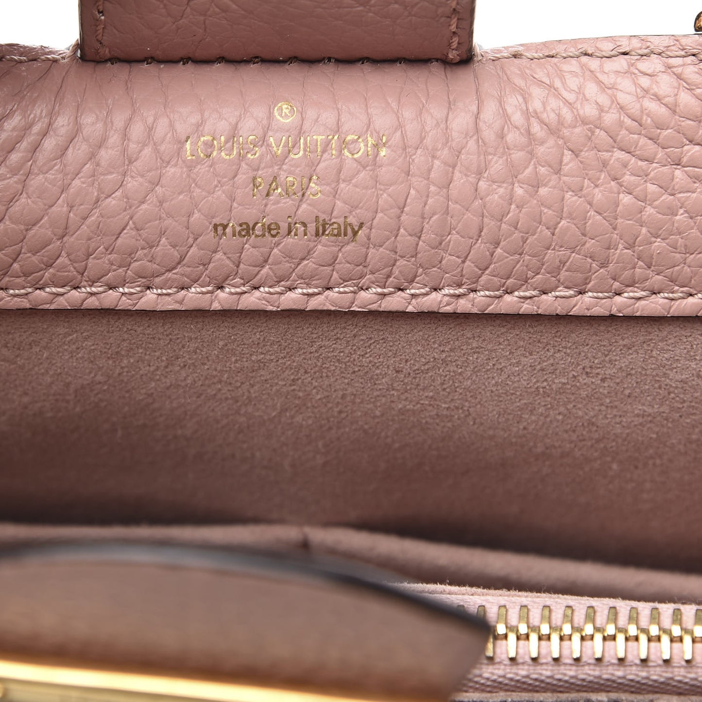 Damier Ebene Cuir Taurillon Brittany Magnolia