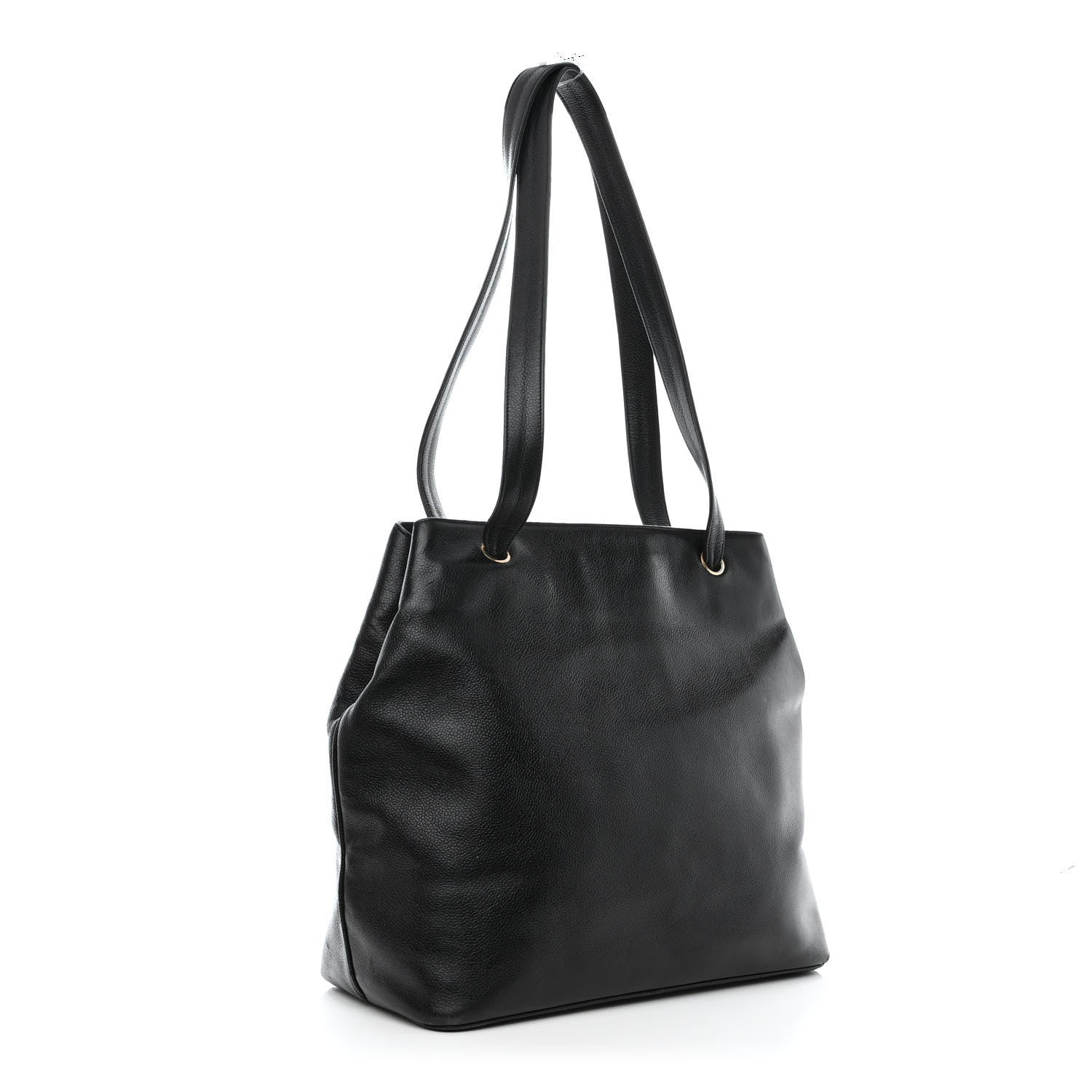 Chanel Caviar Large CC Shoulder Bag Black 3 of 14