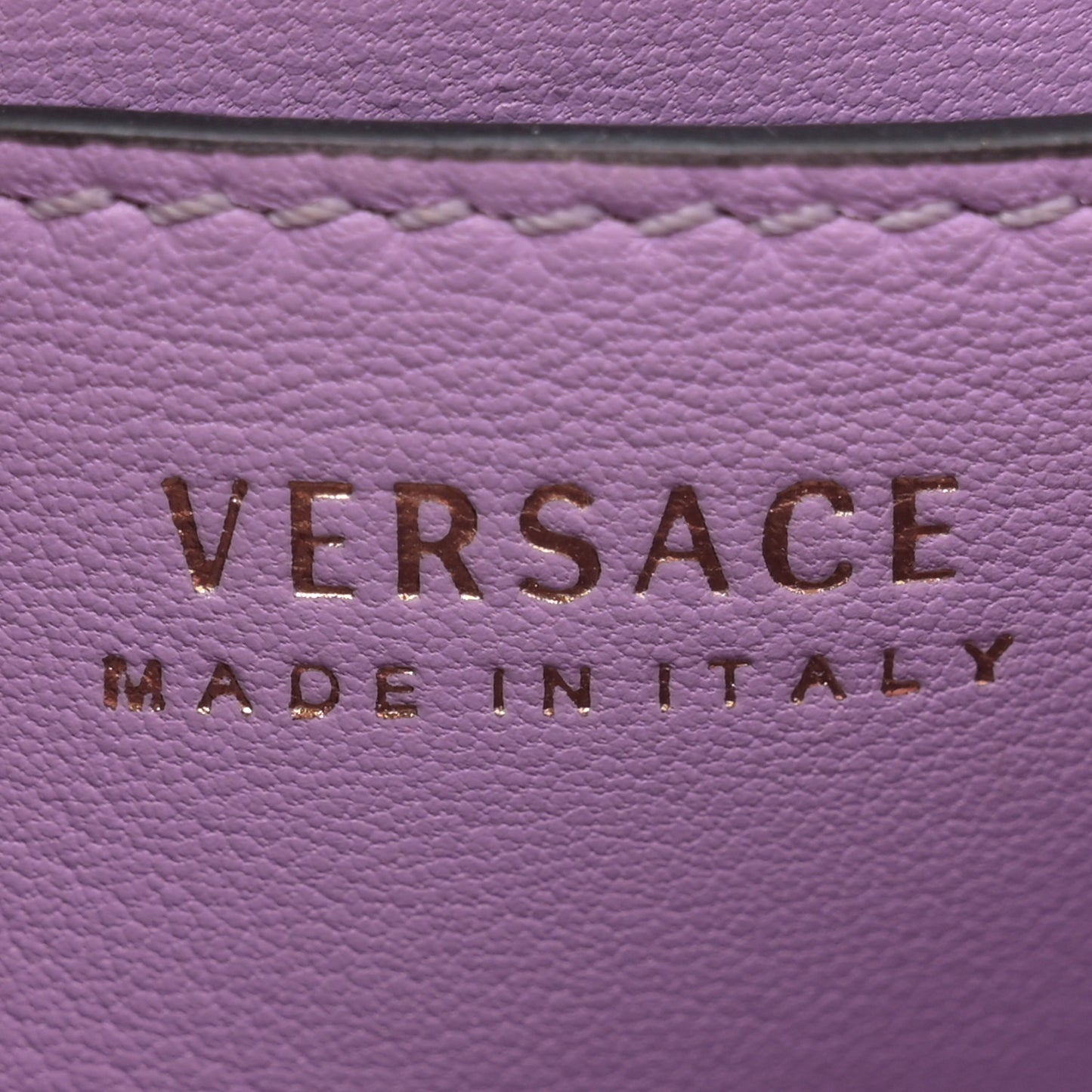 Grained Calfskin Small La Medusa Top Handle Bag Pink