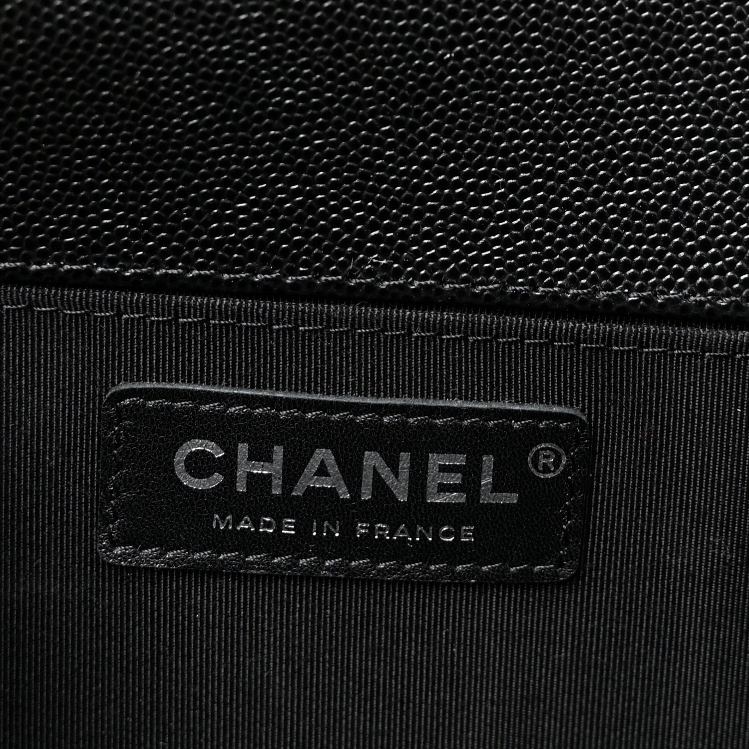Chanel Caviar Quilted Medium Boy Flap Black 6 of 11