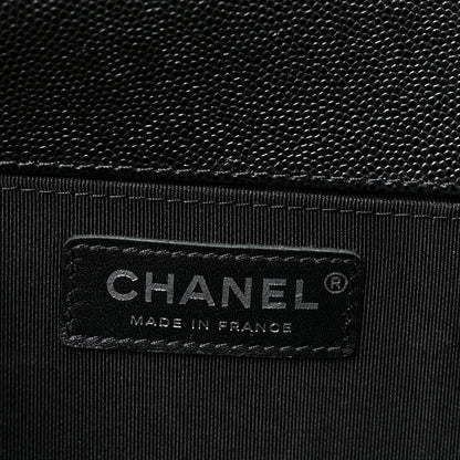 Chanel Caviar Quilted Medium Boy Flap Black 6 of 11