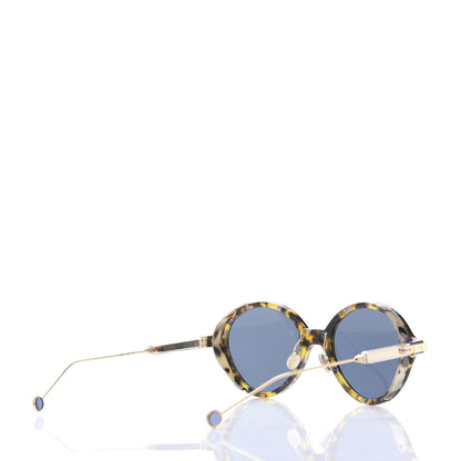 Christian Dior Acetate Umbrage Round Sunglasses Tortoise Blue 4 of 7