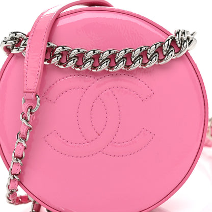 Chanel Patent Round As Earth Evening Bag Pink 9 of 10