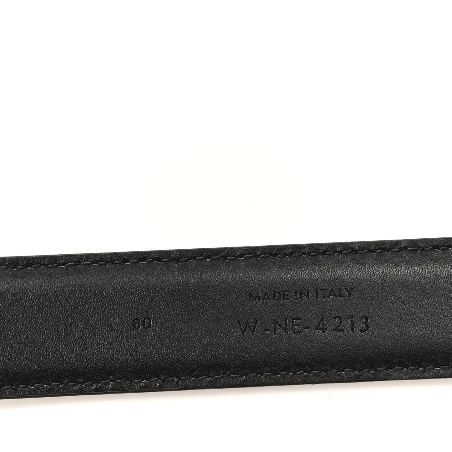 Box Calfskin Medium 25mm Triomphe Belt 80 32 Black