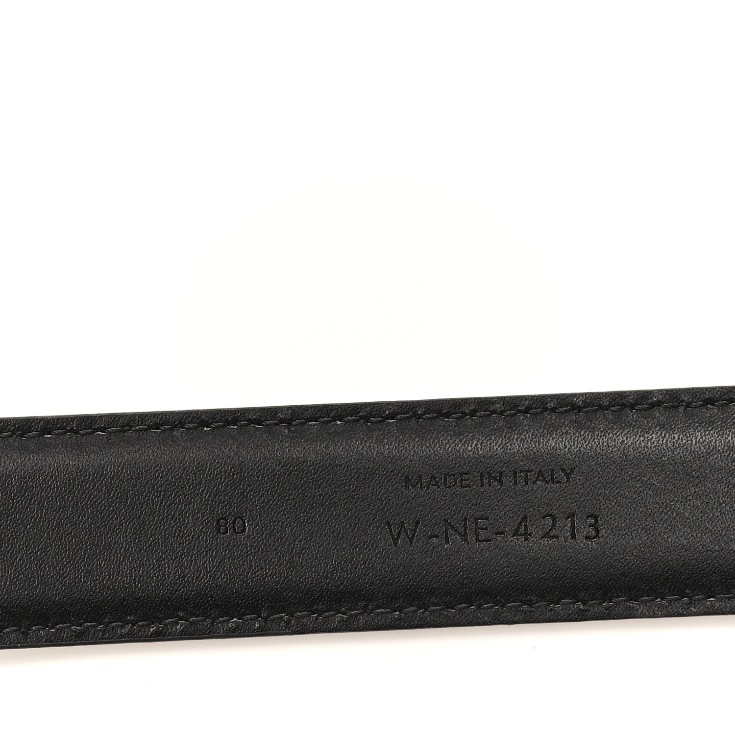 Celine Box Calfskin Medium 25mm Triomphe Belt 80 32 Black 4 of 6