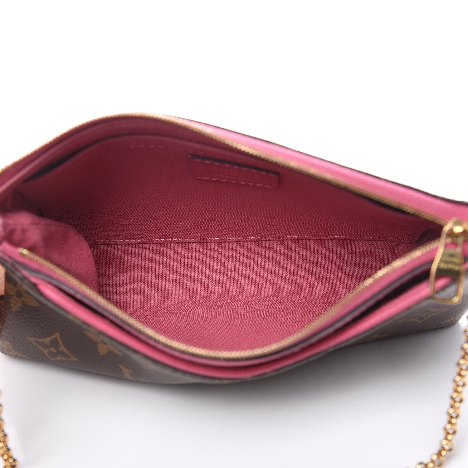 Louis Vuitton Monogram Pallas Clutch Rose Fizzy 5 of 11