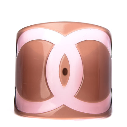 Chanel Resin CC Wide Cuff 1 of 4
