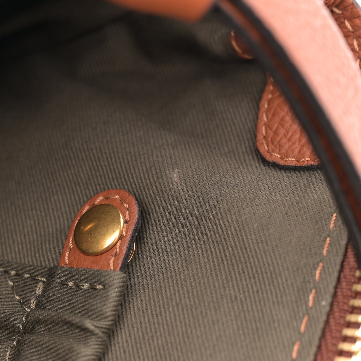 Calfskin Small Marcie Satchel Tan