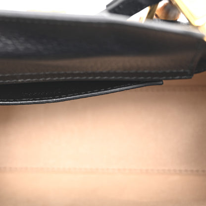 Gucci Textured Dollar Calfskin Web Small Diana Shoulder Bag  Black 7 of 11