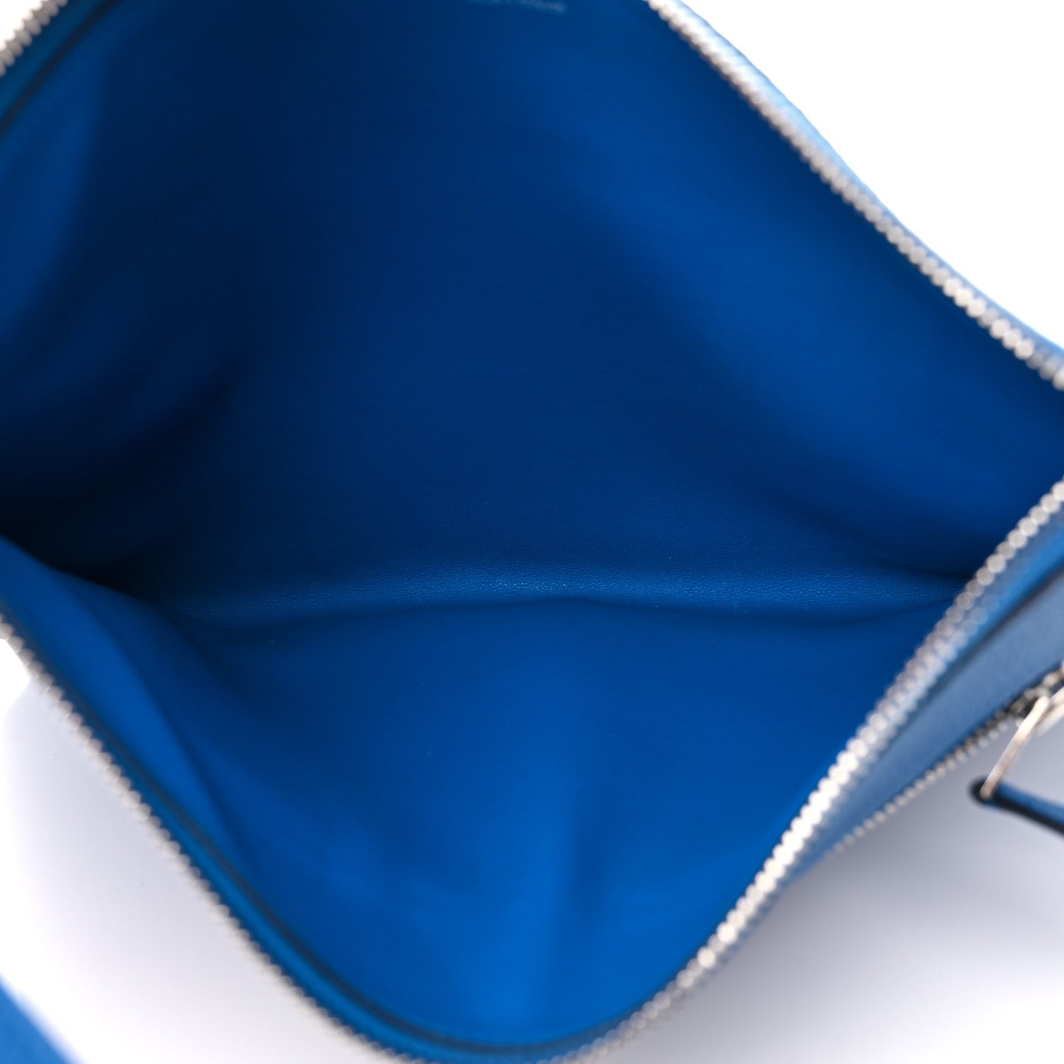 Hermes Togo Ultrapla Bag PM Bleu Hydra 5 of 9