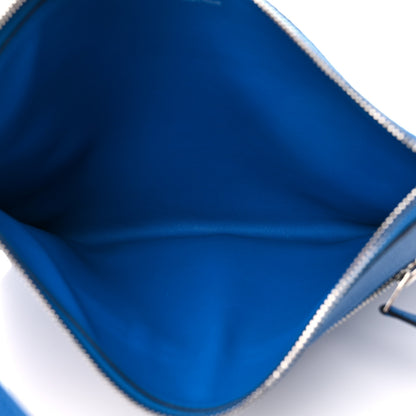 Hermes Togo Ultrapla Bag PM Bleu Hydra 5 of 9