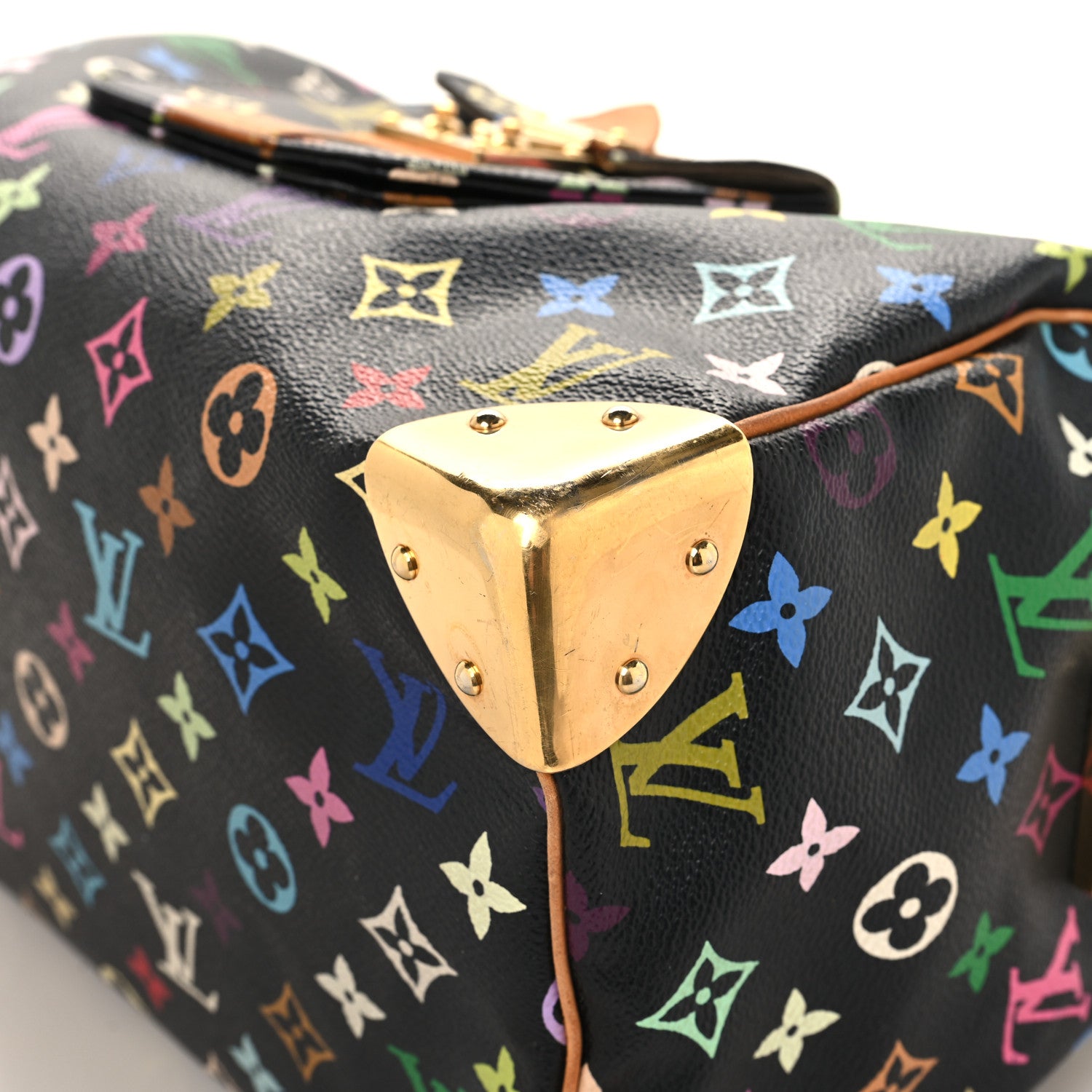 Louis Vuitton Monogram Multicolor Speedy 30 Black 9 of 12