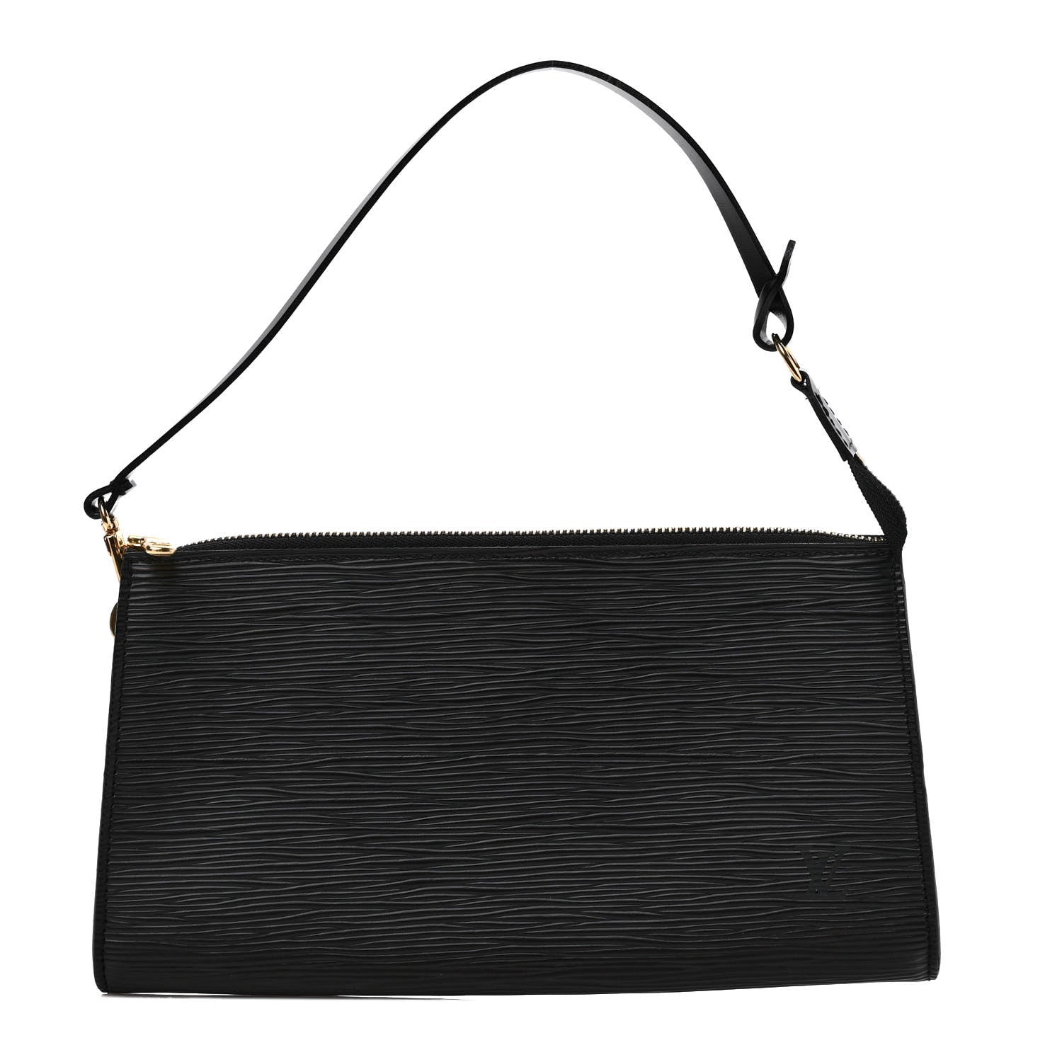 Louis Vuitton Epi Pochette Accessories 24 Black 1 of 8