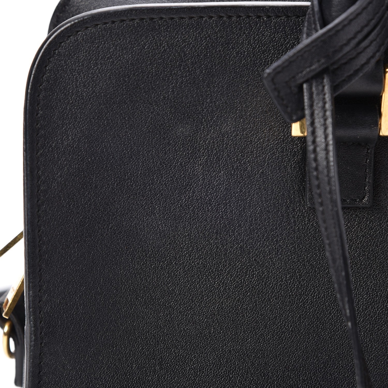 Saint Laurent Calfskin Small Monogram Cabas Black 15 of 15
