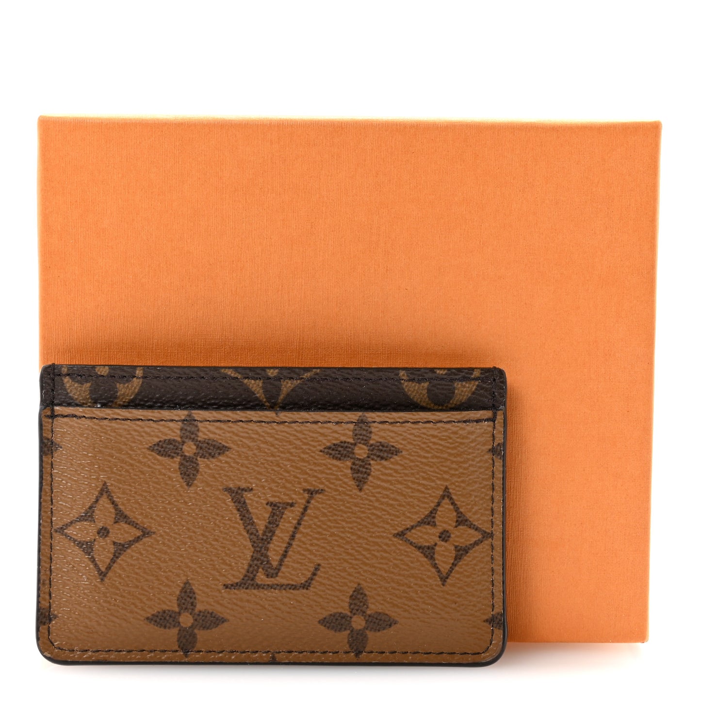 Reverse Monogram Card Holder