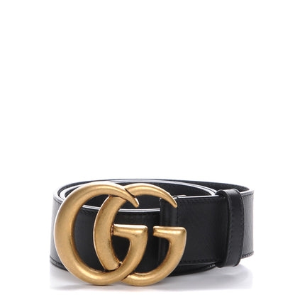 Gucci Moon Calfskin Double G 40mm Belt 75 30 Black 1 of 6