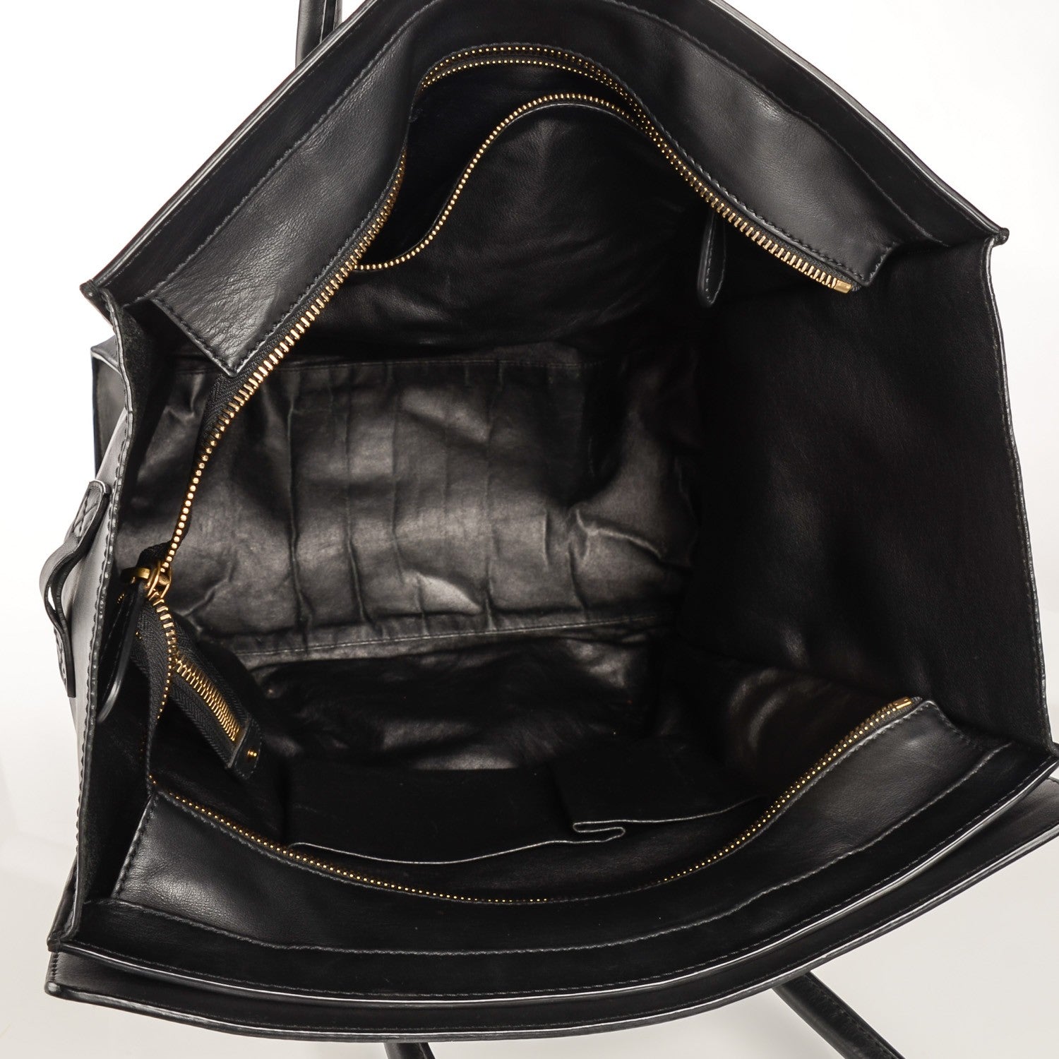 Celine Smooth Calfskin Medium Luggage Black 5 of 9