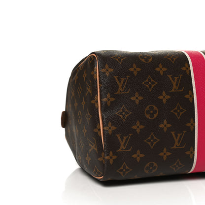 Louis Vuitton Monogram My LV Heritage Speedy 30 Fuchsia Ivory 8 of 10