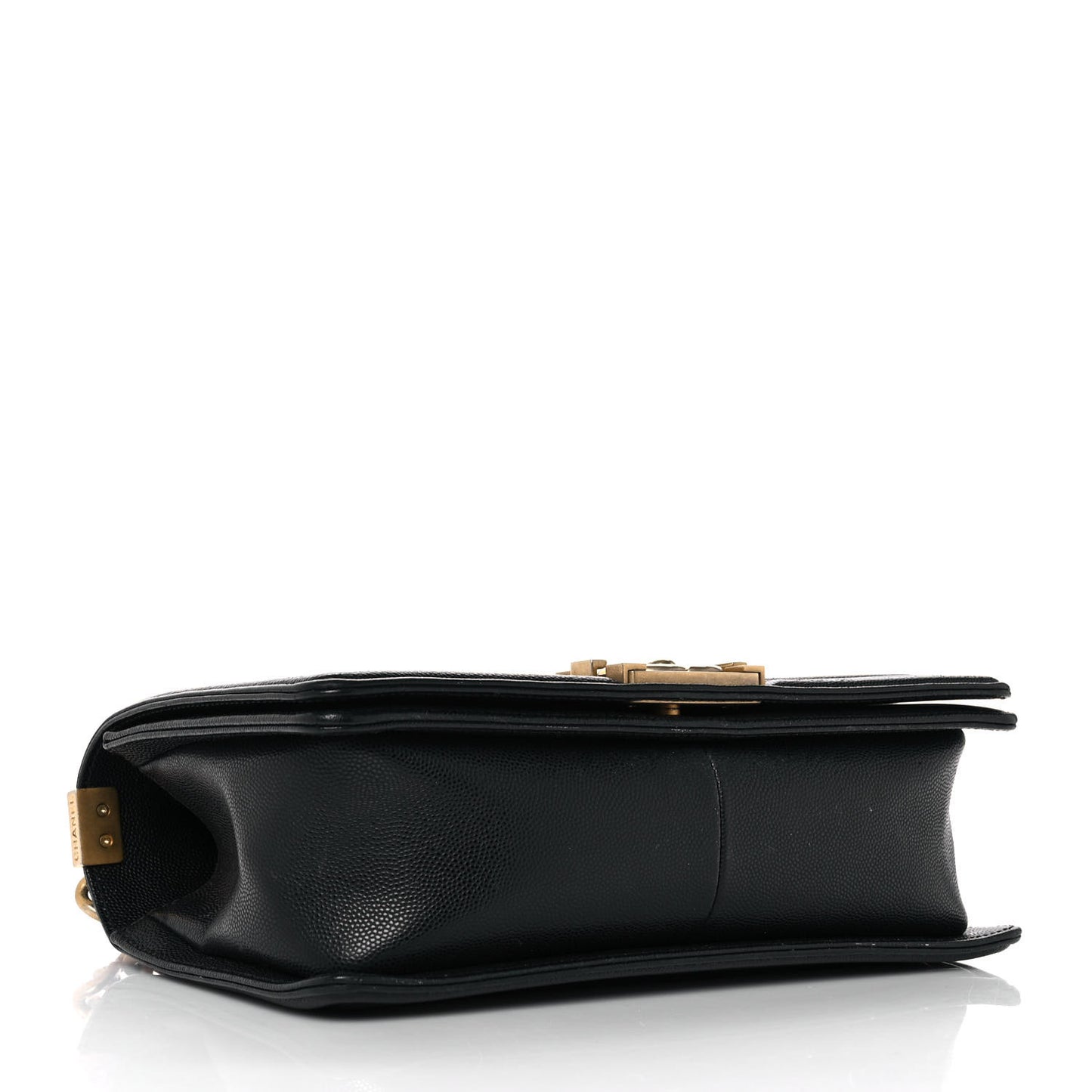 Caviar Quilted Medium Boy Flap Black