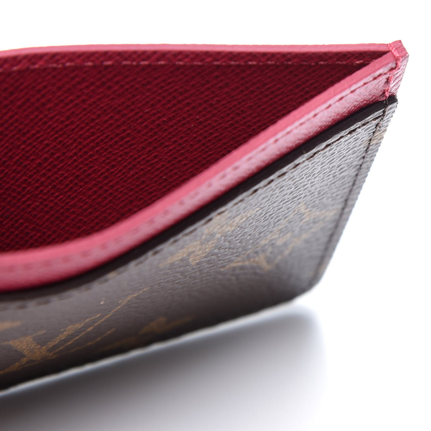 Monogram Card Holder Fuchsia