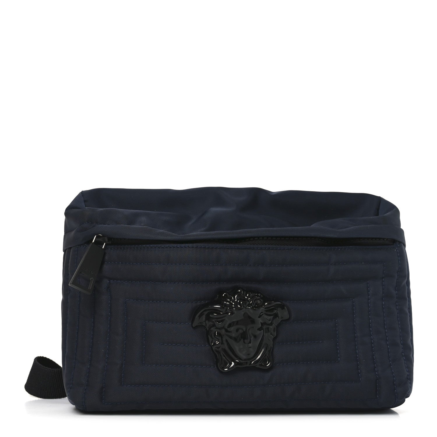 Versace Nylon Palazzo Medusa Belt Bag Navy 1 of 10