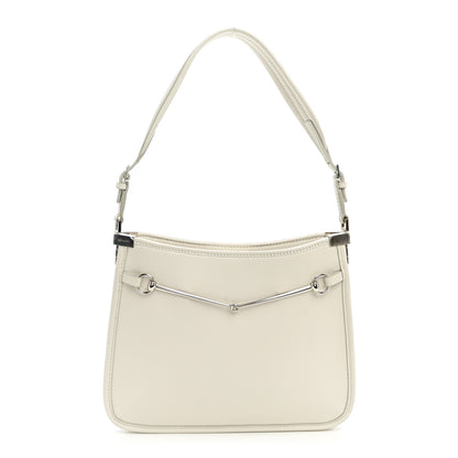 Gucci Calfskin Horsebit Slim Shoulder Bag White 1 of 10