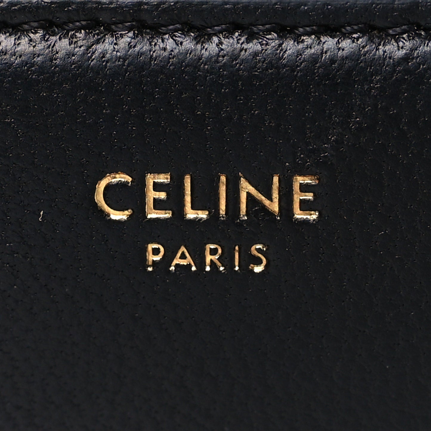 Shiny Smooth Lambskin Small Triomphe Wallet Black