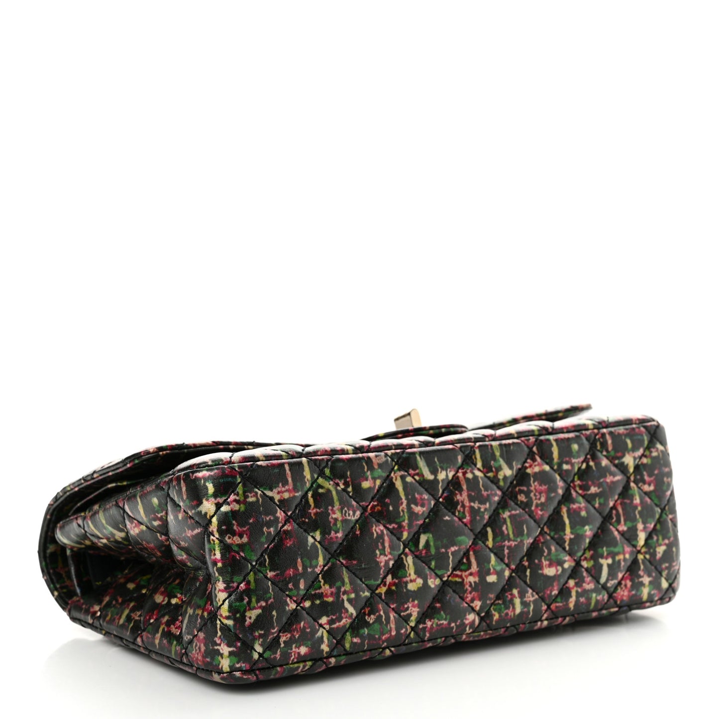 Tweed Printed Lambskin Quilted 2.55 Reissue 225 Flap Multicolor