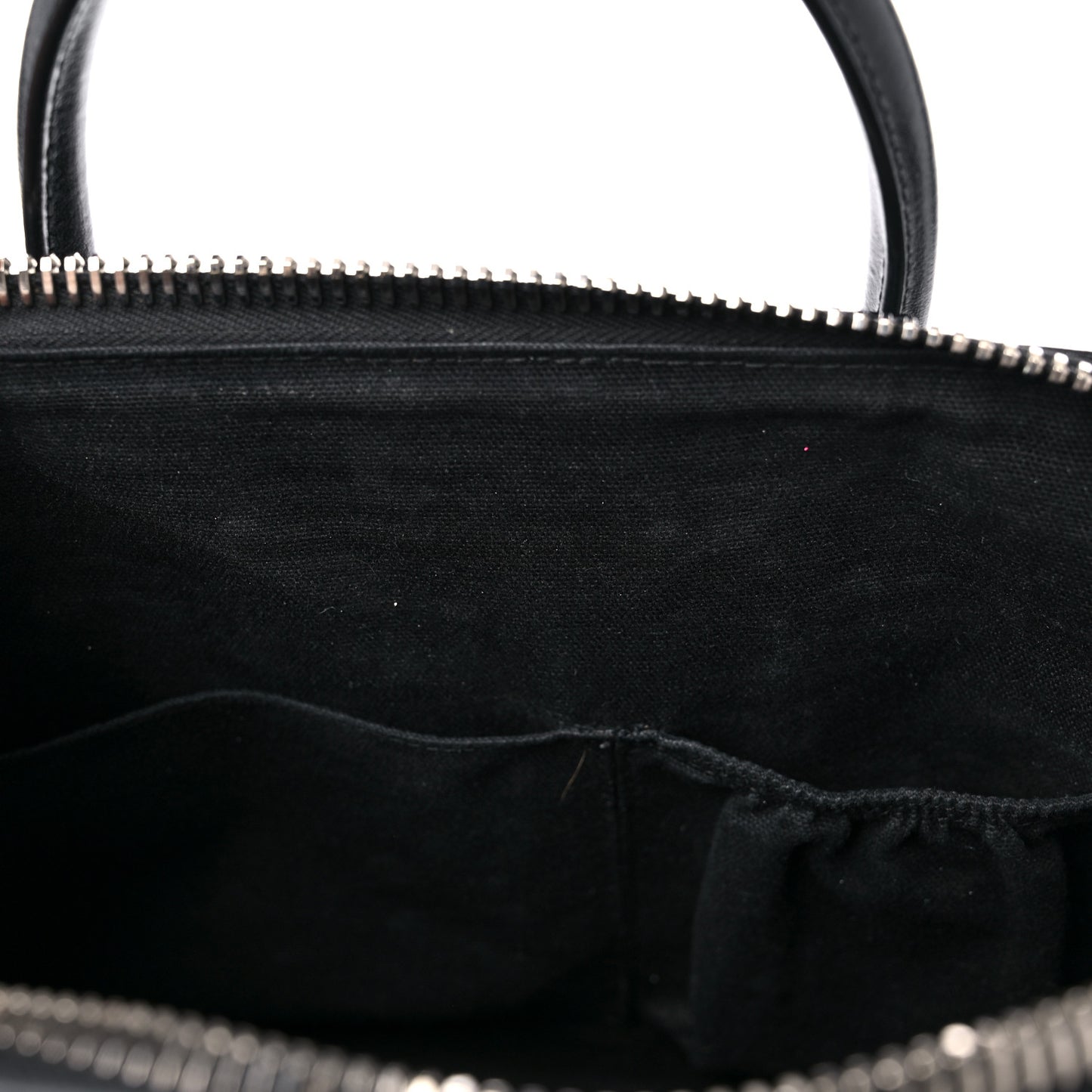 Shiny Lord Calfskin Medium Antigona Black