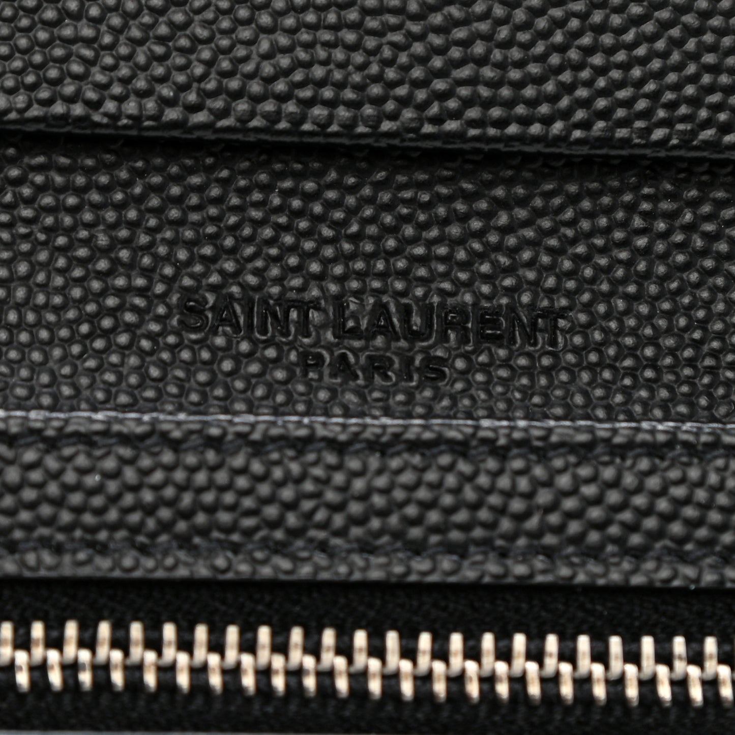 Grain De Poudre Foldover Logo Wallet Black