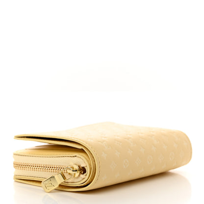 Louis Vuitton Calfskin Nanogram Embossed Lou Wallet Jaune 4 of 7