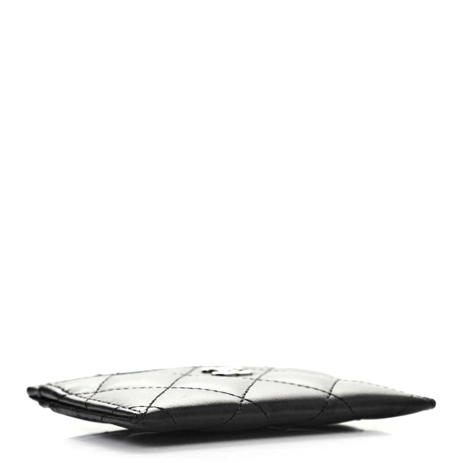 Chanel Lambskin Quilted Card Holder Black 4 of 8