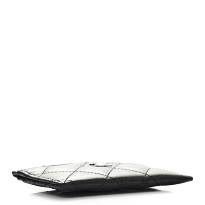 Chanel Lambskin Quilted Card Holder Black 4 of 8
