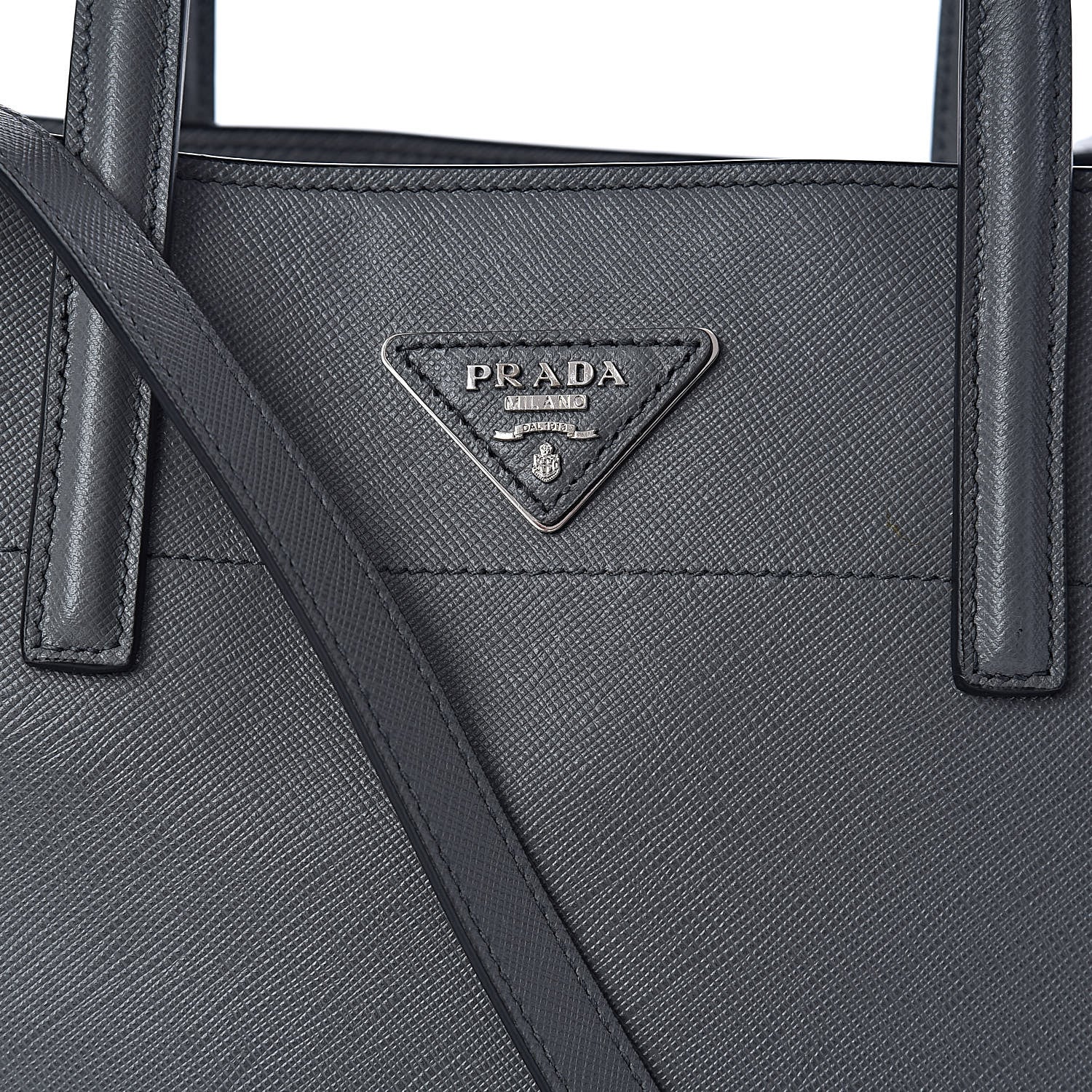 Prada Saffiano Soft Tote Marmo 10 of 10