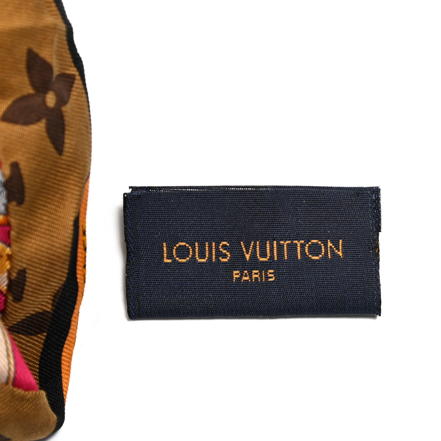 Louis Vuitton Silk Monogram Be Mindful Trop Chou Scrunchie 3 of 4