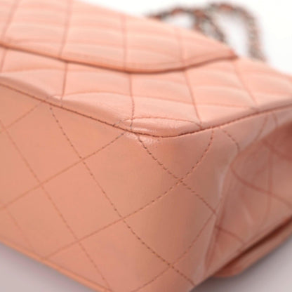 Chanel Lambskin Quilted Medium Double Flap Light Pink 13 of 16