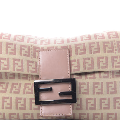 Fendi Zucchino Mini Mama Baguette Pink 12 of 13