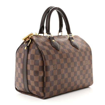 Louis Vuitton Damier Ebene Speedy Bandouliere 25 3 of 9