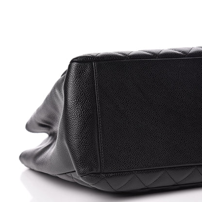 Chanel Caviar Quilted Grand Shopping Tote GST Black 5 of 10