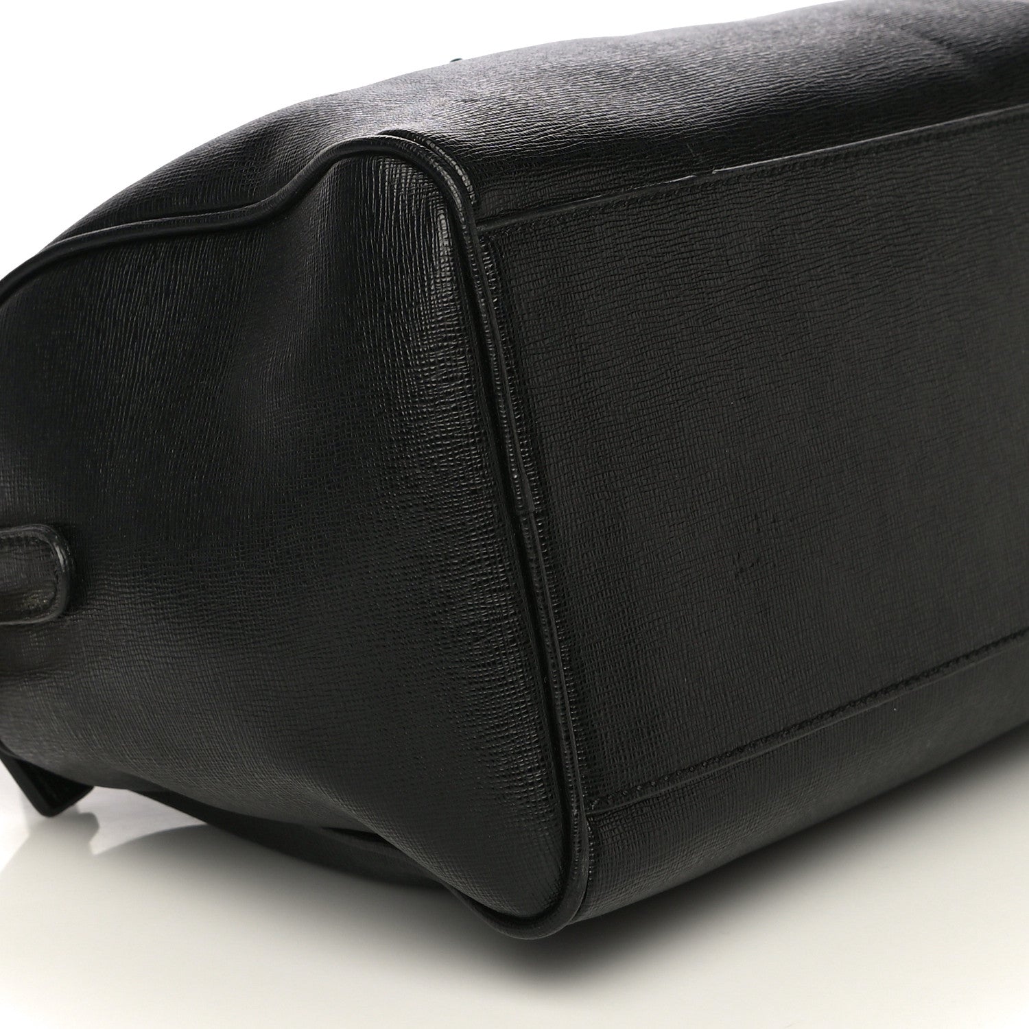 Versace Saffiano Calfskin Palazzo Duffle Bag Black 11 of 19