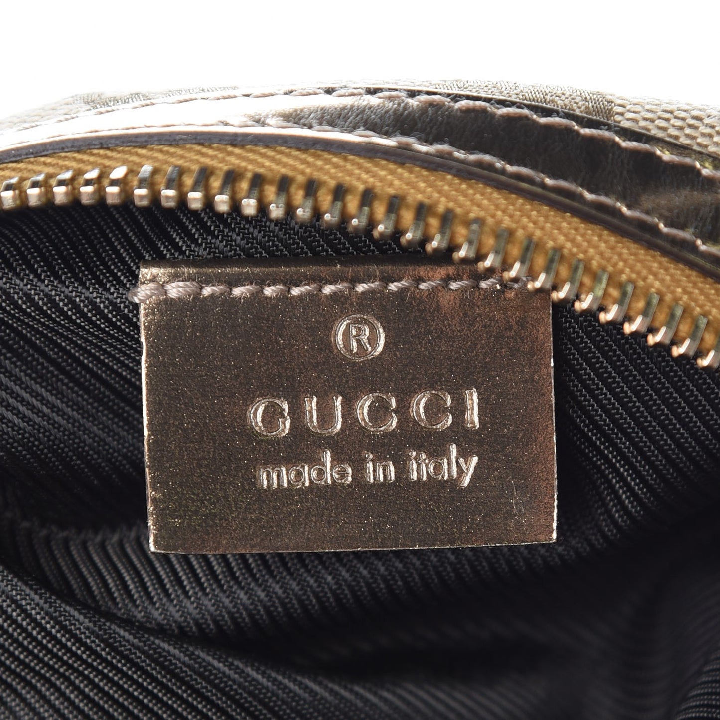 Monogram Small Cosmetic Case Metallic Bronze