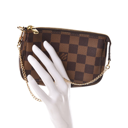 Louis Vuitton Damier Ebene Mini Pochette Accessories 2 of 8