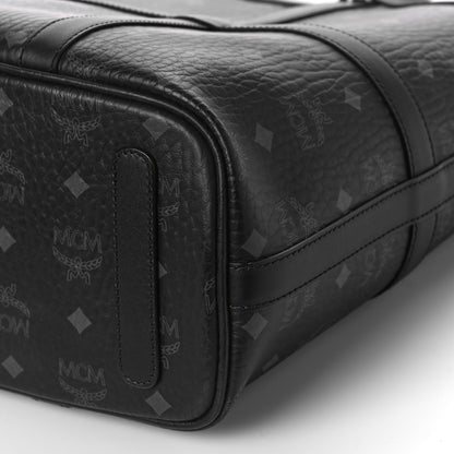 MCM Visetos Medium Delmy Shopper Tote Black 8 of 8