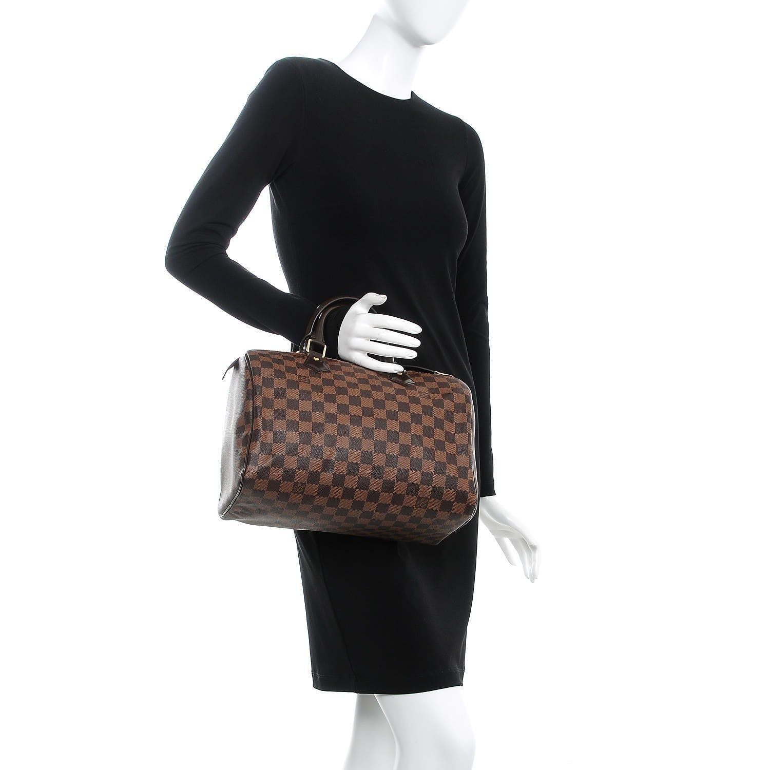 Louis Vuitton Damier Ebene Speedy 30 2 of 9